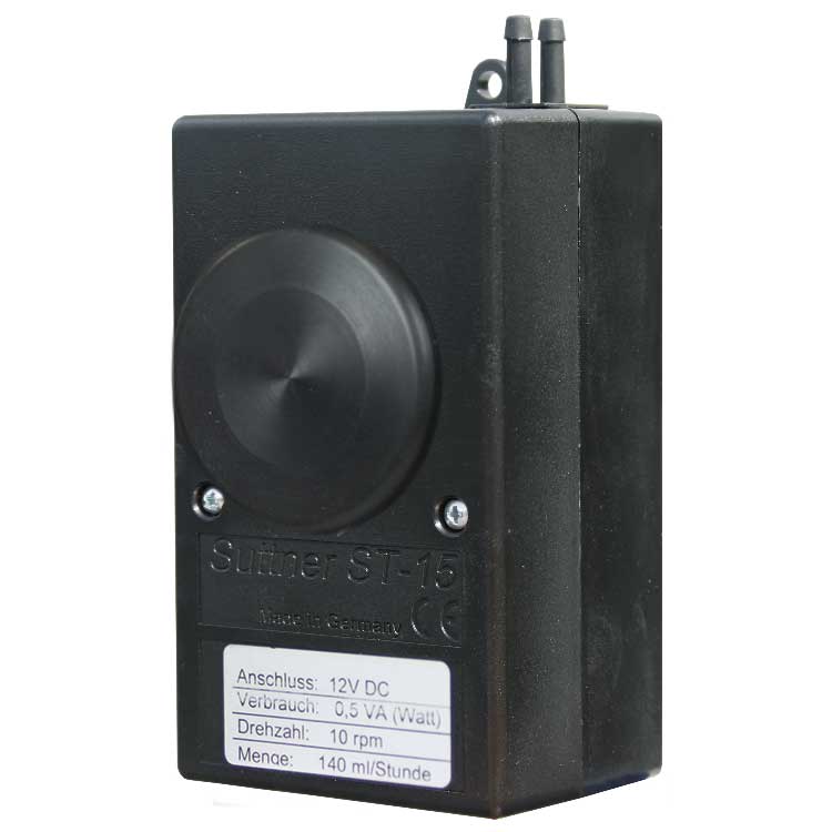 Chemiepumpe ST-15 140 ml/h 12 VDC 10u/m