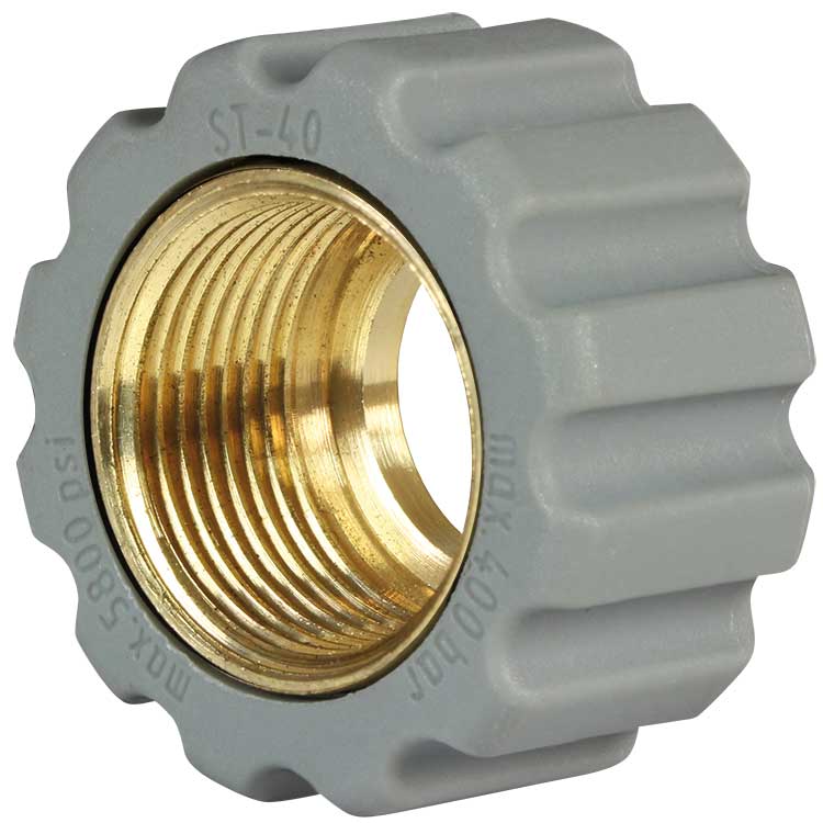 Überwurfmutter 21×1,5 16,4 mm Grau