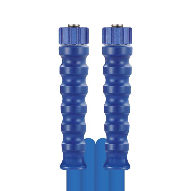 Schlauch 2SN-08 glatt BL 5 M. DKO 22 + GKS Blau