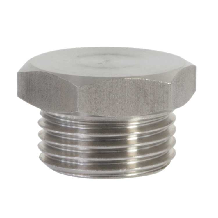 Stopfen 1/2″AG mit Aussensechskant SW24 Edelstahl
