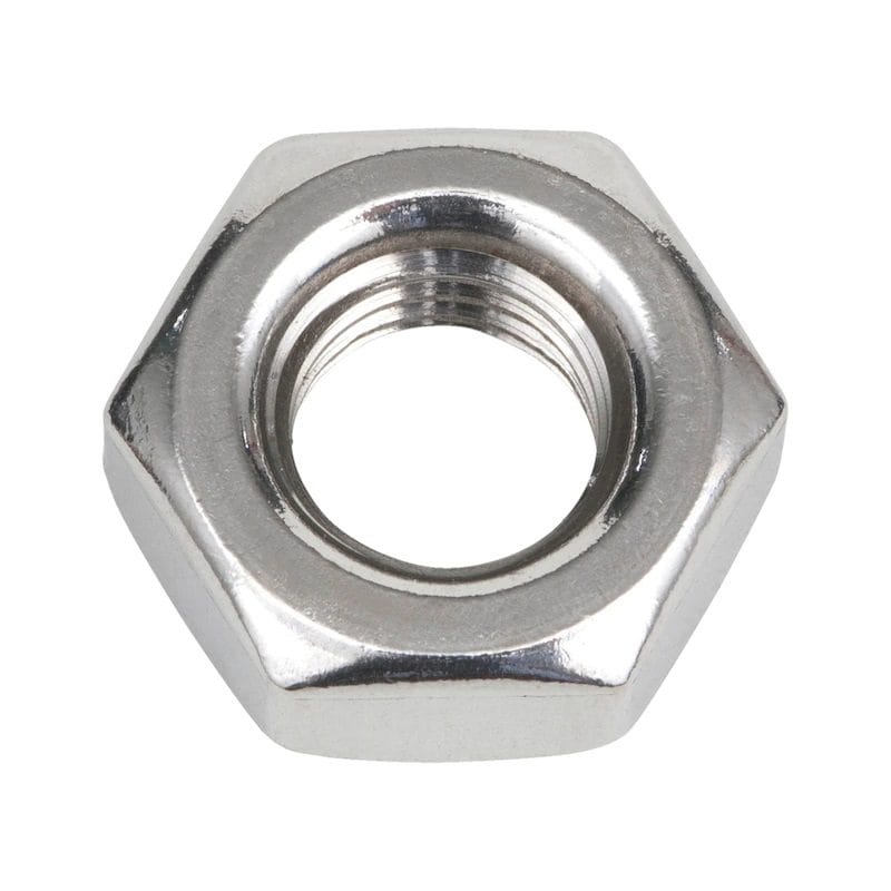 Sechskantmutter M6 DIN934 Edelstahl A2 blank