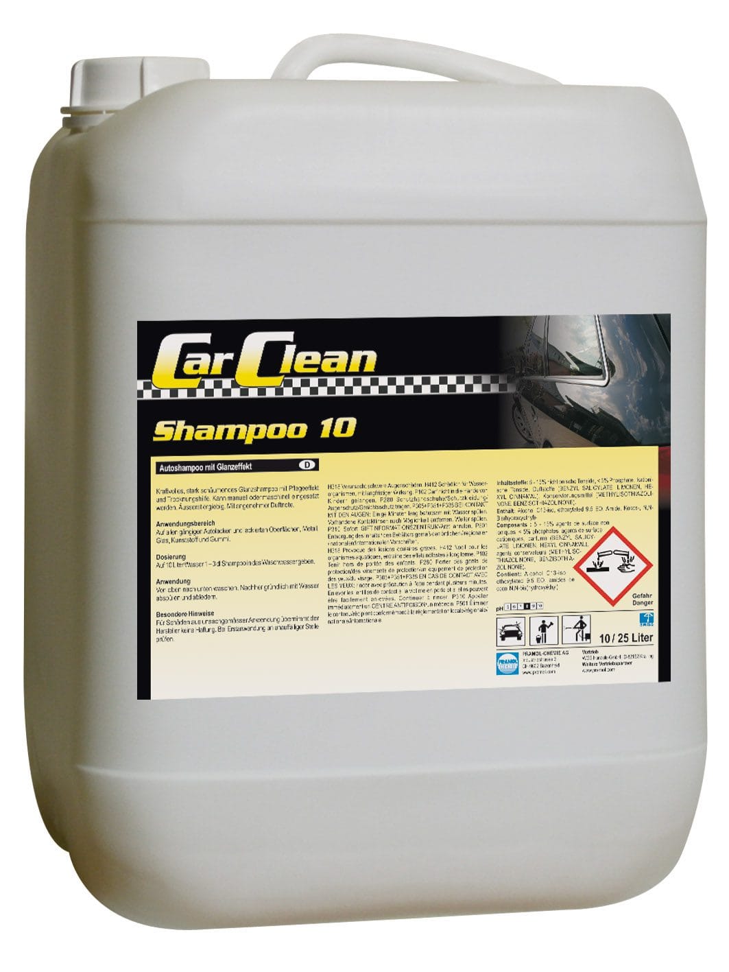 CarClean Shampoo 10 10 l - Glanz Autoshampoo mit Pflege