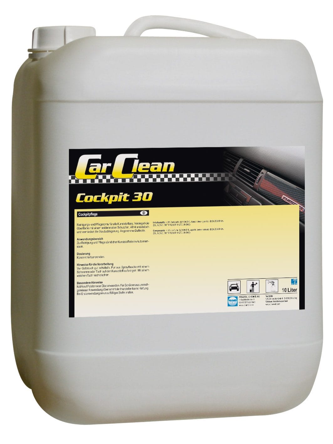 CarClean Cockpit 30 10 l - Cockpitreiniger Kunststoffpflege