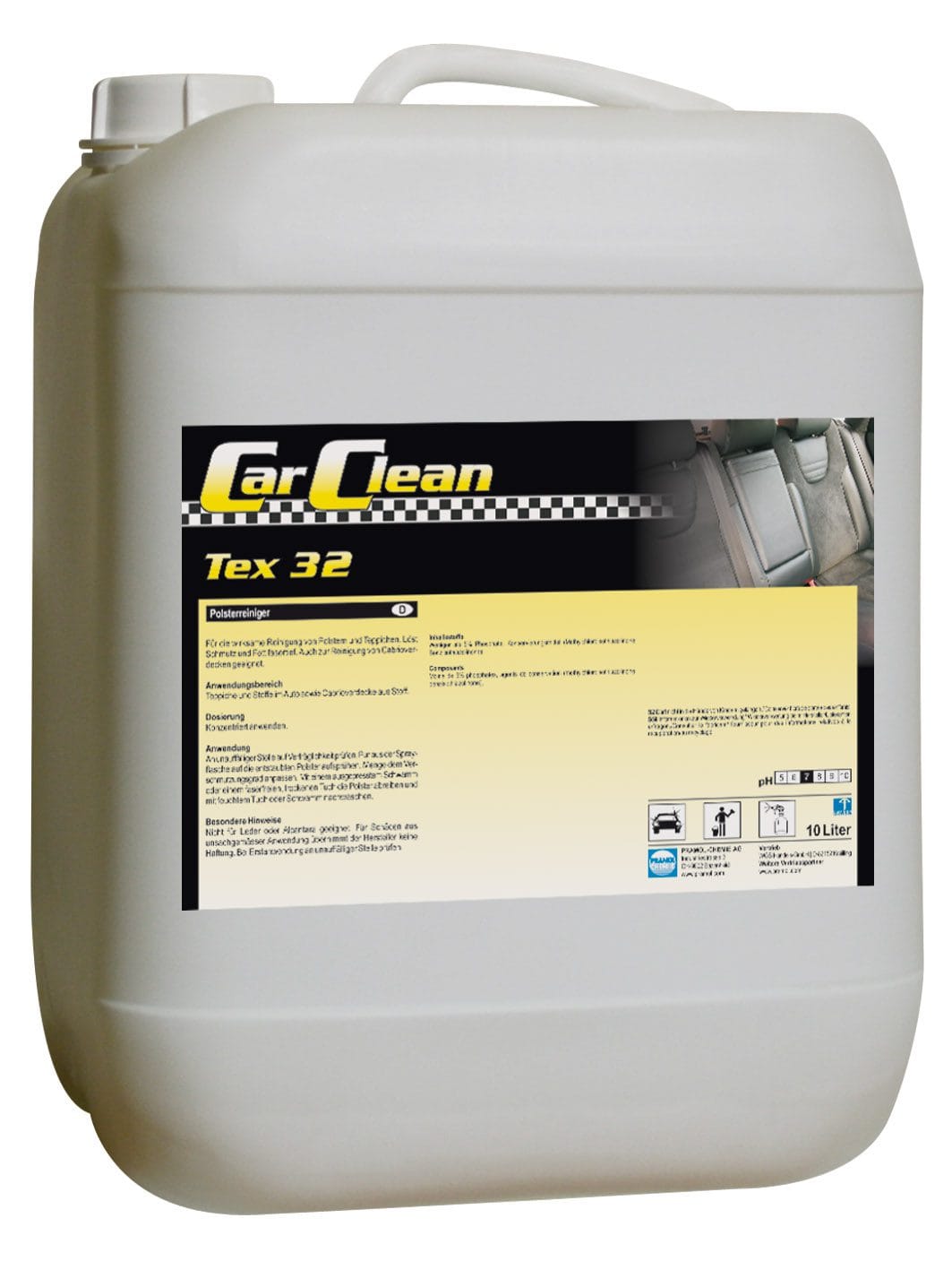 CarClean Tex 32 10 l - Polsterreiniger und Teppichreiniger