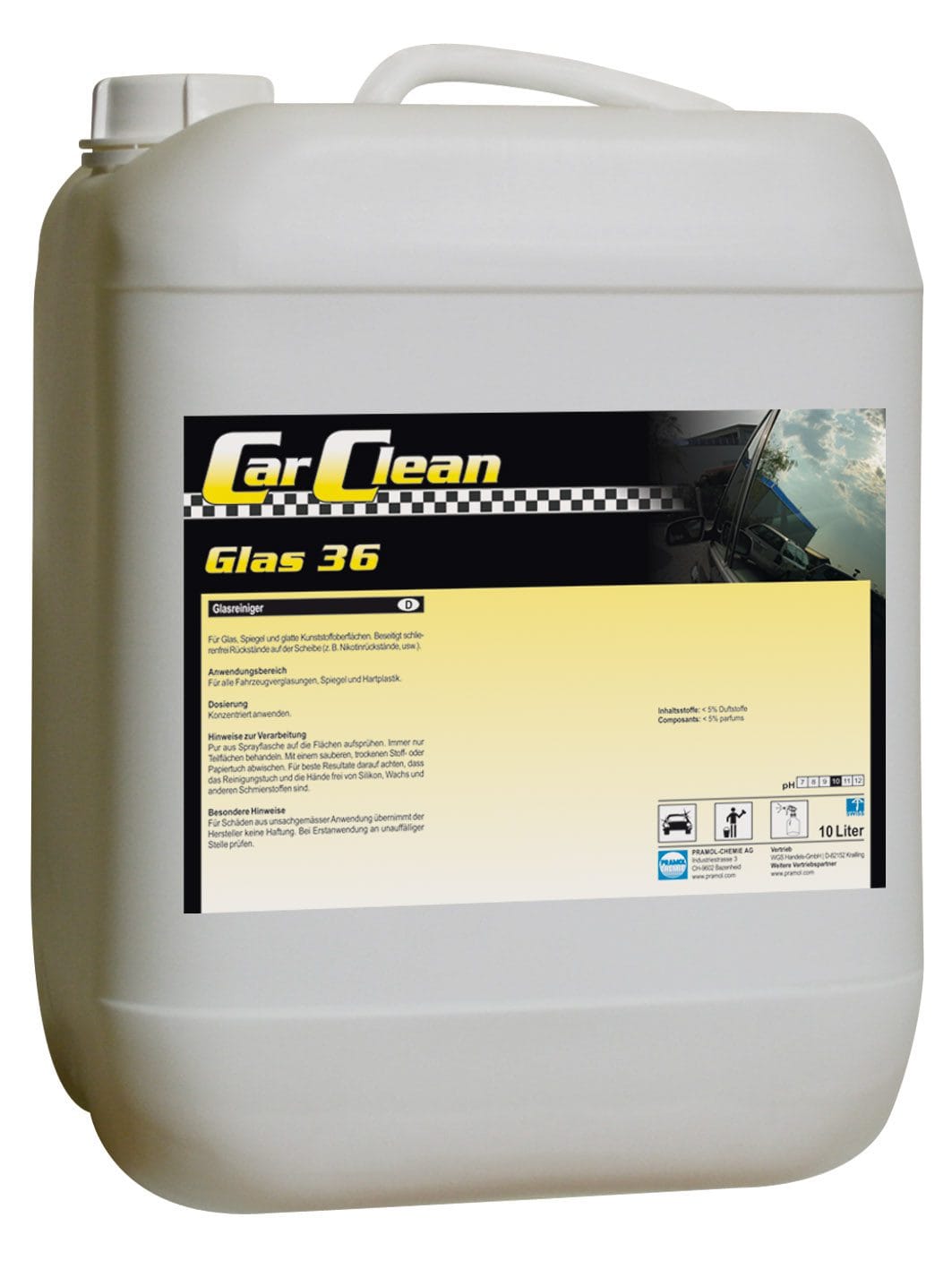 CarClean Glas 36 10 l - Glasreiniger streifenfrei