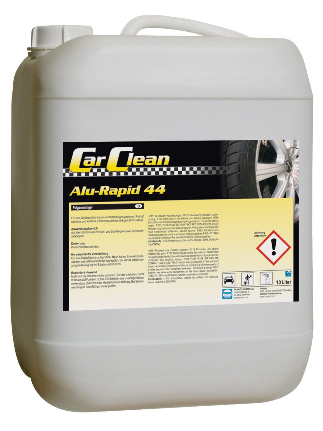 CarClean Alu-Rapid 44 10 l - Felgenreiniger gegen Bremsstaub