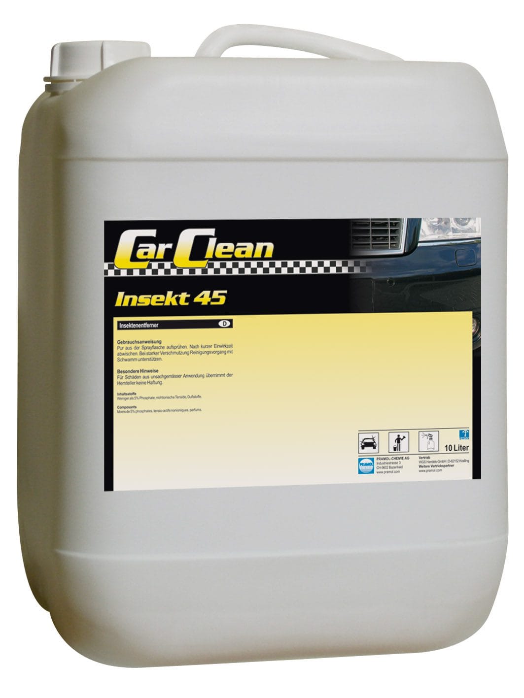 CarClean Insekt 45 10 l - Insektenentferner für Lack und Glas