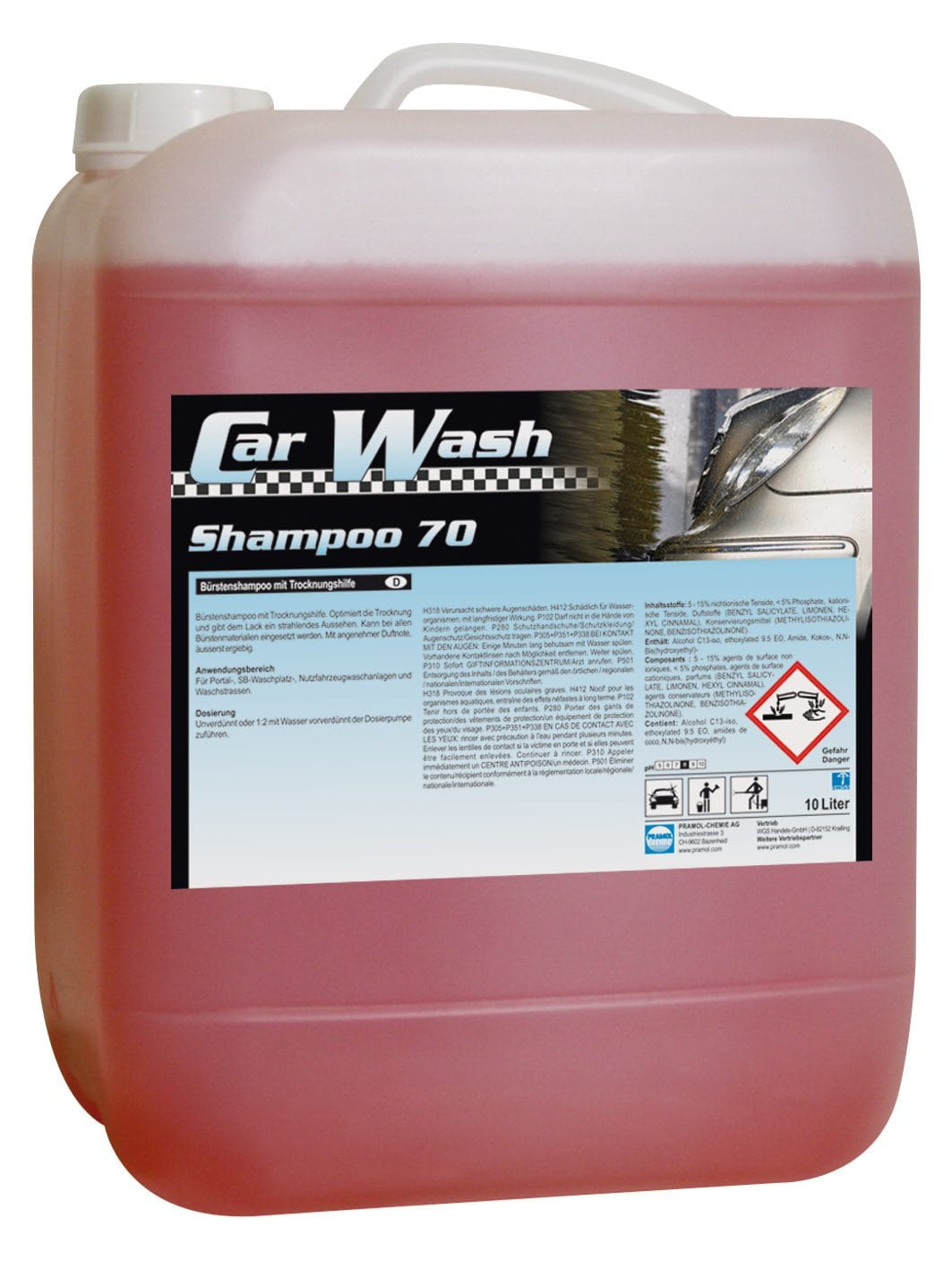 CarWash Shampoo 70 10 l - Bürstenshampoo mit Trocknungshilfe