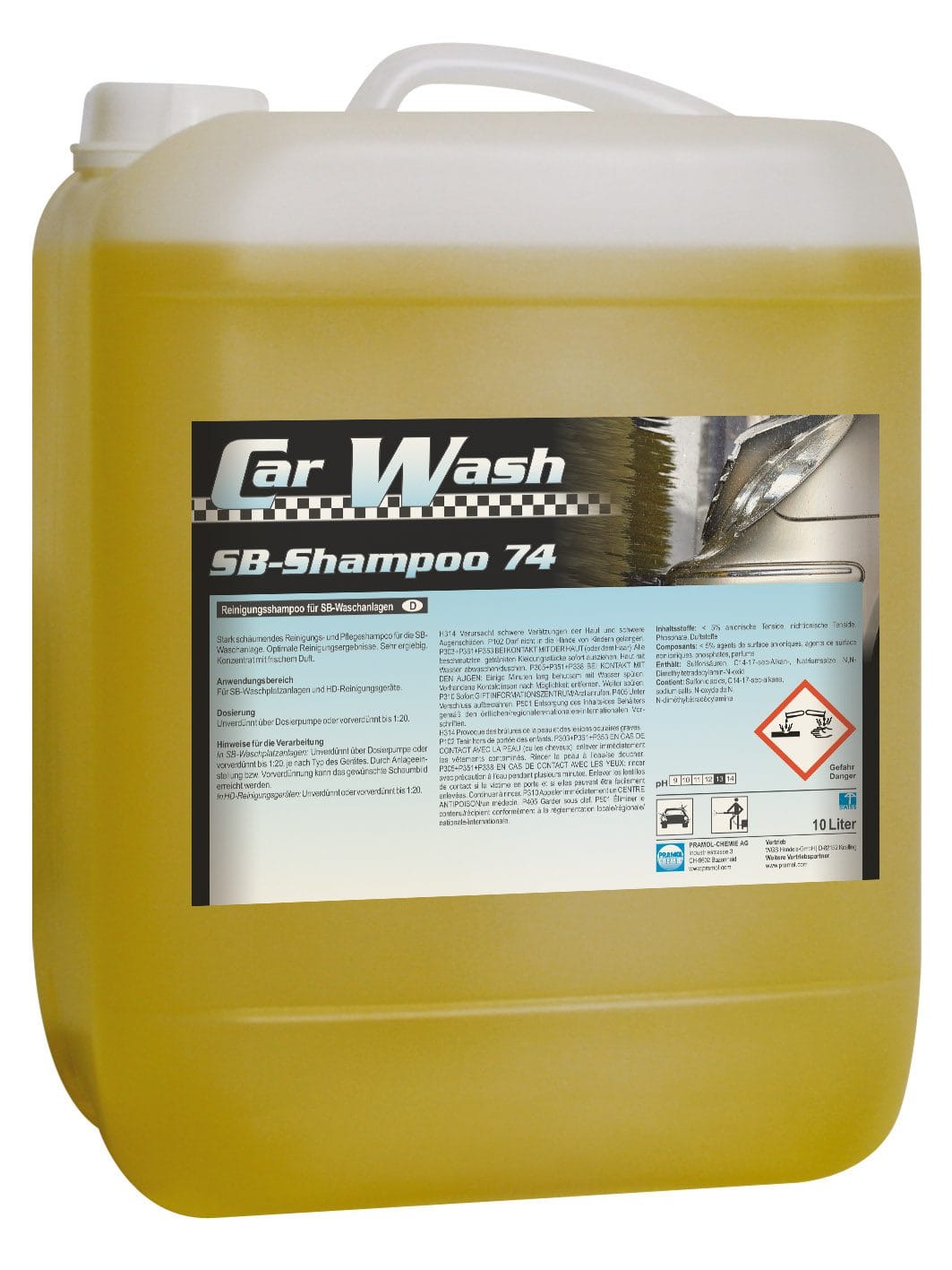 CarWash SB-Shampoo 74 10 l - SB Autoshampoo stark schäumend