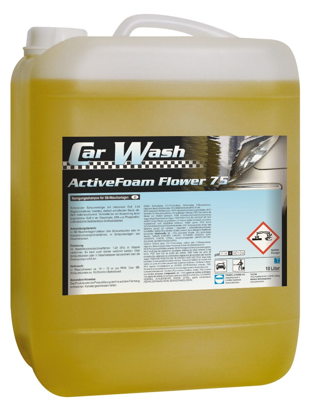 CarWash ActiveFoam Flower 75 10 l - Aktivschaum Autoshampoo Duft