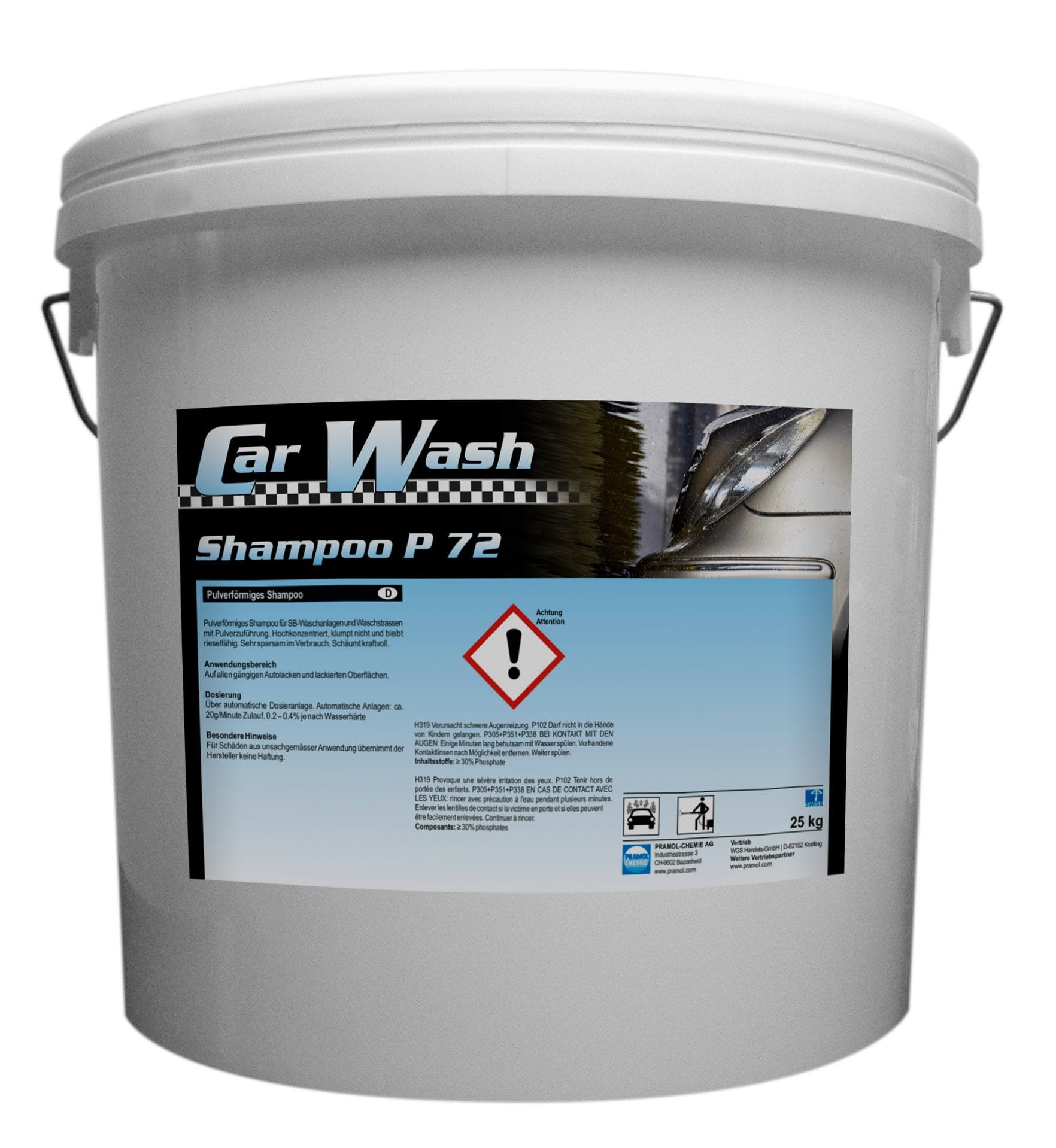 CarWash Shampoo P 72 10 kg - Pulver Shampoo für Waschanlagen