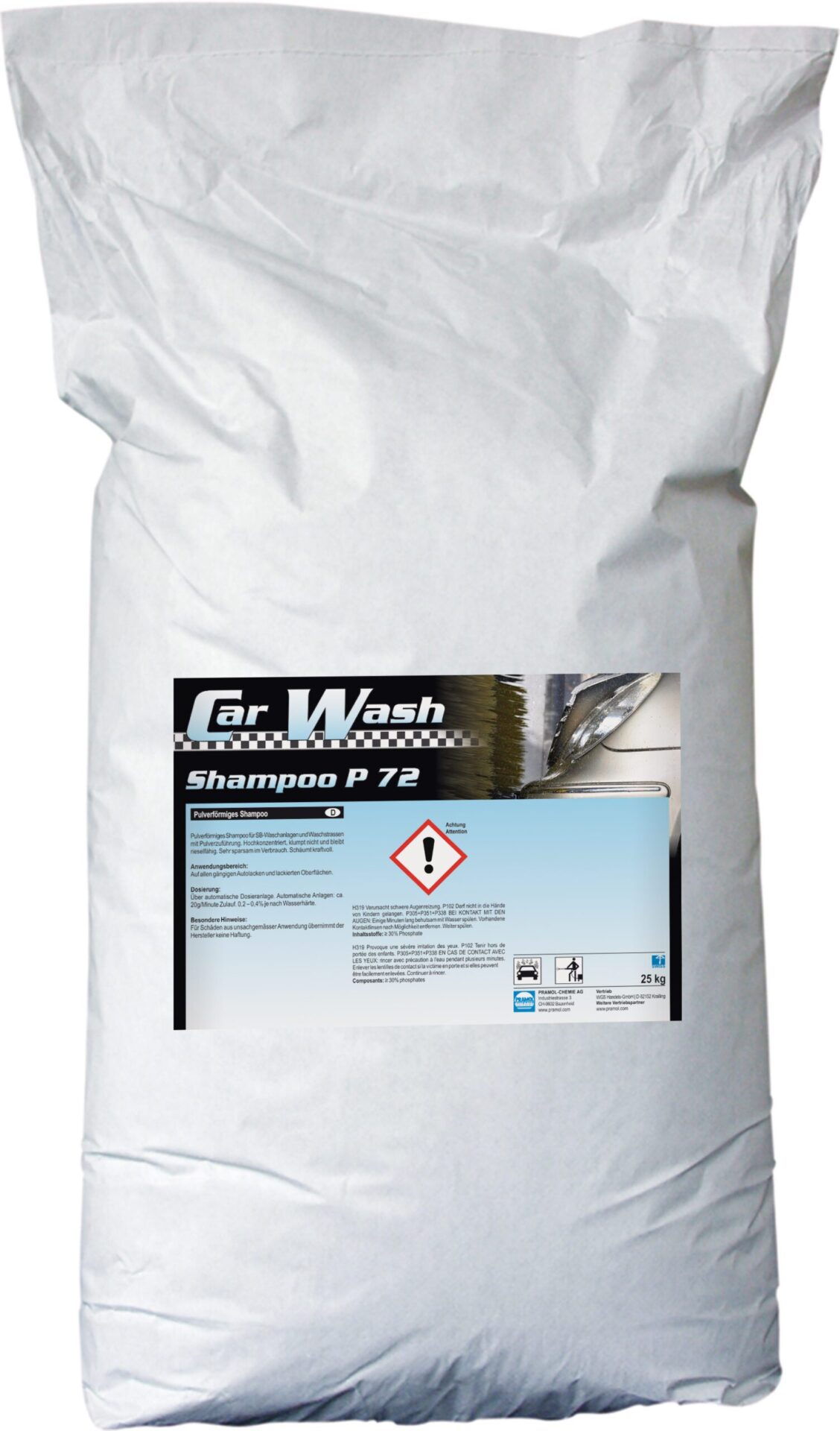CarWash Shampoo P 72 25 kg - Pulver Shampoo für Waschanlagen