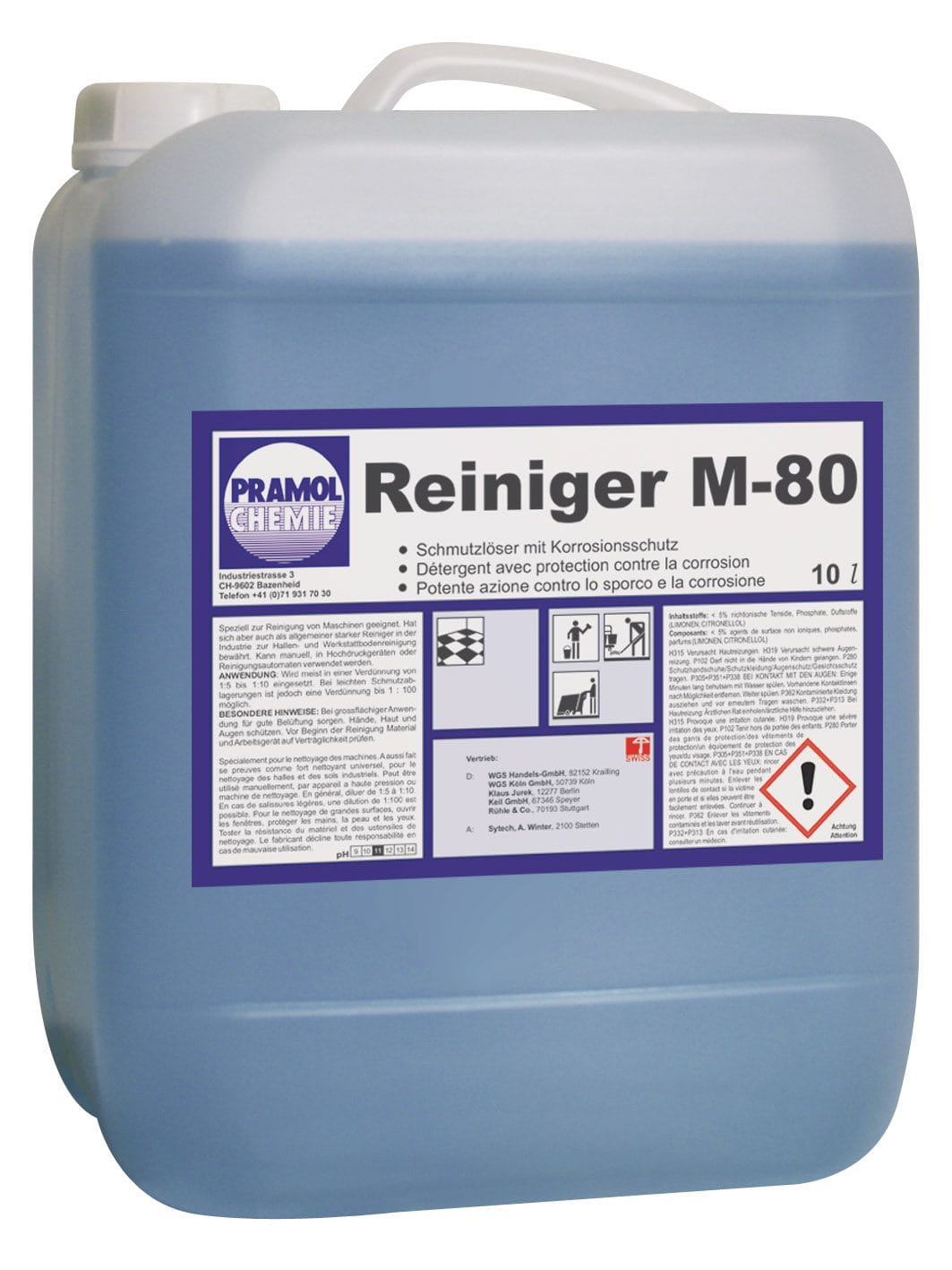Reiniger M-80 10 l - Maschinenreiniger für Industrie