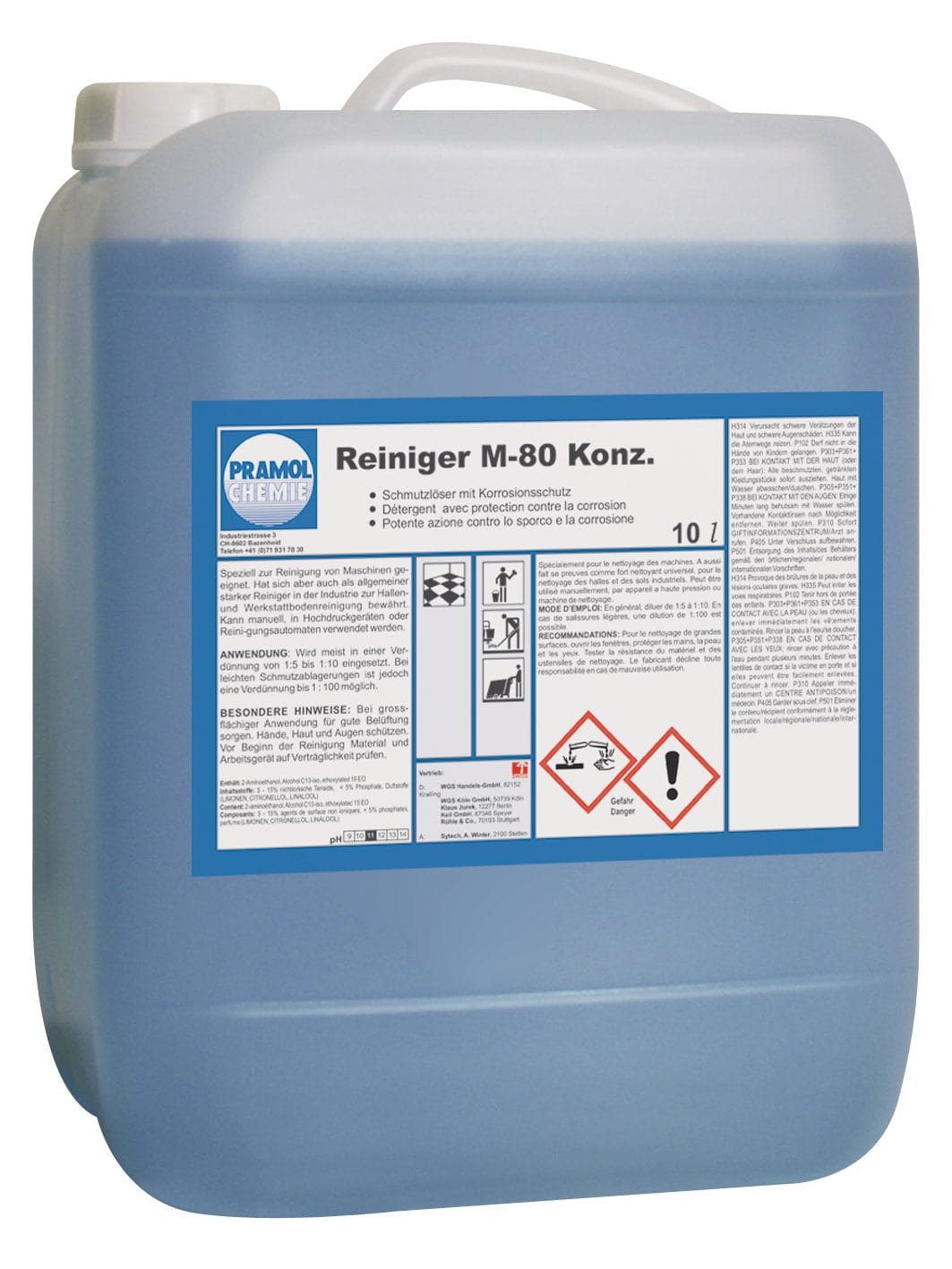 Reiniger M-80 Konzentrat 10 l - Maschinenreiniger Industrie