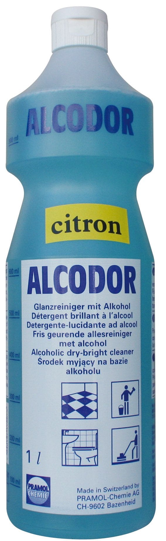 ALCODOR citron 1 l - Alkoholreiniger streifenfrei Citronenduft