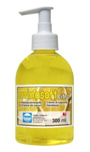 minasoft citro 300 ml - Handseife pflegend mit Citro Duft – Bild 1