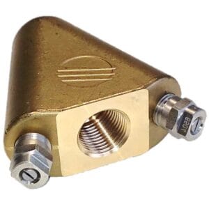Flunderdüsenträger 1/2"IG für 2x1/4"NPT – Bild 2