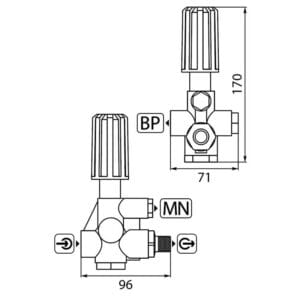 Unloader HM 5-41 Lit. 200 Bar – Bild 2