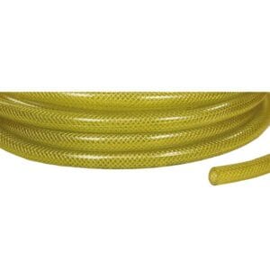 Gewebeschlauch 9x3 gelb Meterware – Bild 2