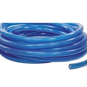 Gewebeschlauch 9x3 blau Meterware – Bild 2