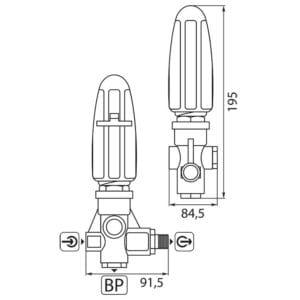Unloader H-253 30 Lit. 250 bar Edelstahl – Bild 2
