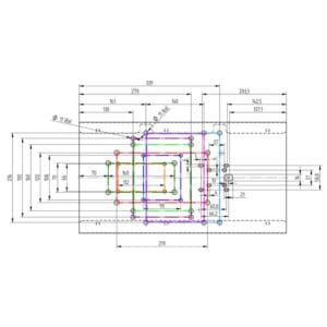 Wandkonsole Motorpumpeneinheiten 270x270x500 mm – Bild 5