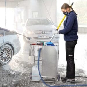 Bürstenhalter easywash365+ Mobil Edelstahl – Bild 3
