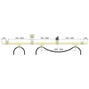 Laufschienenprofil 30 mm 6 Mtr. VA – Bild 2