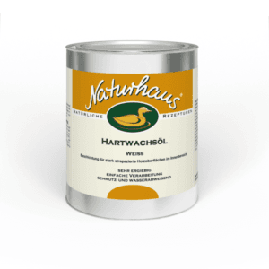 Hartwachsöl matt - geruchsarm 750 Milliliter / Weiss – Bild 1