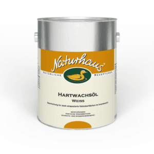 Hartwachsöl matt - geruchsarm 2.5 Liter / Weiss – Bild 1
