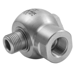 Winkel Drehgelenk 1/2"IG:1/2"AG 600 bar VA – Bild 2