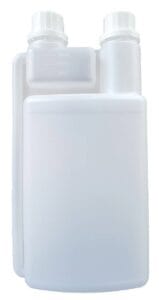 Dosierflasche 1l / 2-Hals mit 60ml Kalibrierung – Bild 1