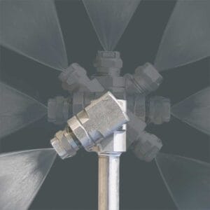 Düsenträger ST-330 1/4"IG-NPT : 1/4"AG Edelstahl – Bild 2