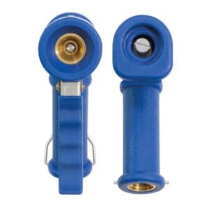 Pistole ST-1200 1/2"IG drehbar Messing blau – Bild 2
