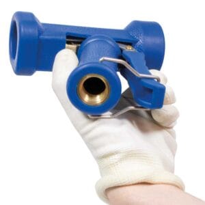 Pistole ST-1200 1/2"IG drehbar Messing blau – Bild 6