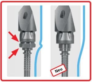Pressnippel AGR 1/4 FD NW08 Edelstahl 1.4305 – Bild 2