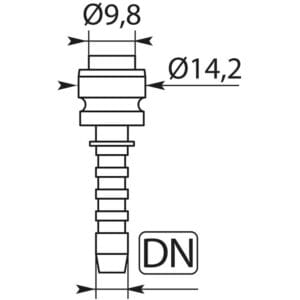 Stecknippel NW 06 ALTO "X-tra"P406 – Bild 2