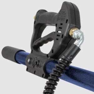 Teleskoplanze 2,3-3,8 M. 3/8"IG:1/4"AG blau – Bild 4