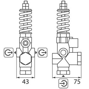 Druckbegrenzungsventil S-250 E:3/8IG A:1/4IG – Bild 2