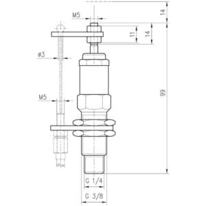Drehzahlregler RG1 1/4"AG 14 mm – Bild 2