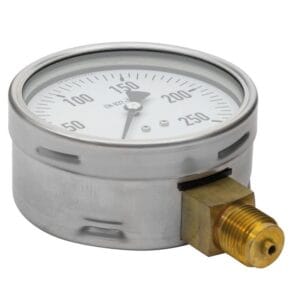 Manometer 0-250 U 100 mm 1/2"AG WIKA – Bild 2