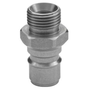 Nippel ST-45-250 1/2"AG Edelstahl mit Innenkonus – Bild 2