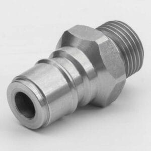 Nippel ST-45-250 1/2"AG Edelstahl mit Innenkonus – Bild 3