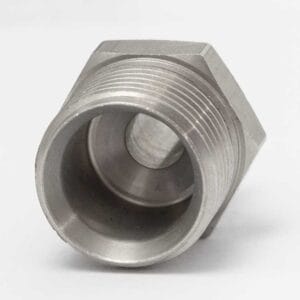 Gegennippel 1/2-15mm:1/4AG Edelstahl – Bild 2