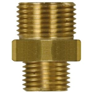 Doppelnippel 1/8-1/4AG Messing – Bild 2