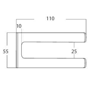Wandhalter Universal Edelstahl – Bild 5