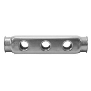 Verteilerleiste 2x1"IG-6x1/2"IG, Edelstahl – Bild 2
