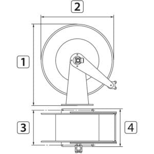 Schlauchaufr. 28 M. 22AG-11mm VA 200 bar – Bild 2