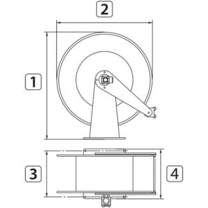 Schlauchaufr. 21M 1/2-1/2IG VA/ABS Schw. – Bild 2