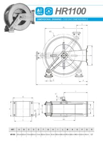 Schlauchaufr. HR1100 E:1/2"AG A:1/2"IG 200 bar – Bild 2